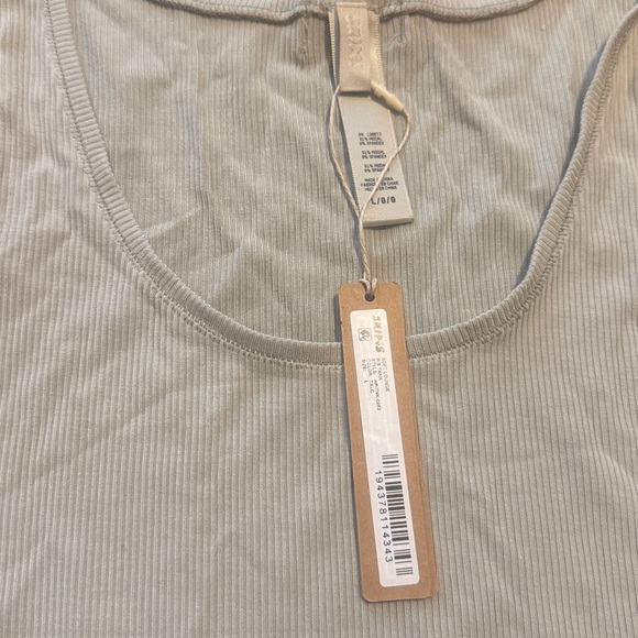 Soft Lounge Rib Tank | Talc - Picture 3 of 6